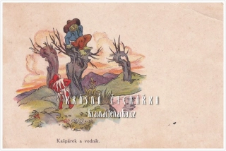 KAŠPÁREK A VODNÍK, Uměleckých pohlednic serie 24 č. 8