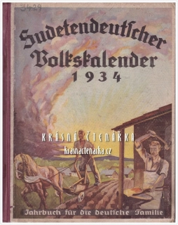 SUDETENDEUTSCHER VOLKSKALENDER 1934