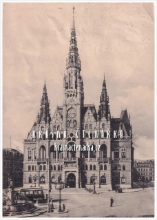 LIBEREC, Radnice, náměstí a Neptunova kašna
