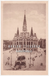 LIBEREC, Radnice, náměstí a Neptunova kašna