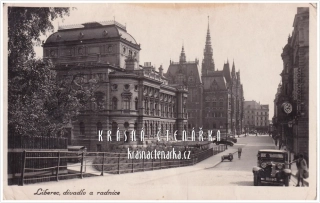 LIBEREC, Divadlo F. X. Šaldy a radnice