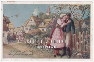 KROJE na pohlednicích, PRODANÁ NEVĚSTA