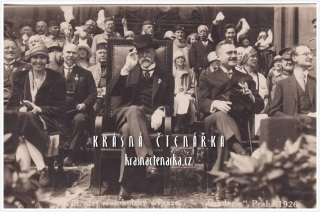 TOMÁŠ GARRIGUE MASARYK na Všesokolském sletu 1926