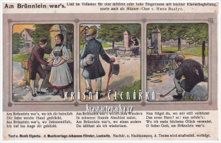 PÍSEŇ německá AM BRÜNNLEIN WAR´S