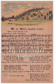 PÍSEŇ německá WU DE WÄLDER HAAMLICH RAUSCHEN