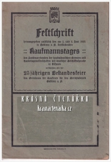 FESTSCHRIFT herausgegeben anlässlich des am 5. und 6. Juni 1926 in Gablonz a. N. (Jablonec nad Nisou)