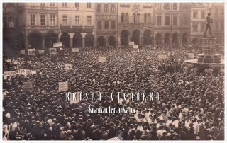 LIBEREC, Lidé ve městě "Krajský den dělnictva a mládeže 1928"