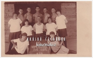 LIBEREC, Lidé ve městě "Cvičící sbor Horní Růžodol 1926"