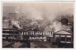 DĚČÍN, Požár továrny
