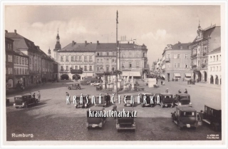 RUMBURK, Náměstí ... i s automobily