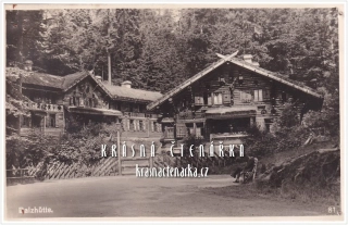 JETŘICHOVICE, Lovecké chaty Na Tokáni, býv. Balzhütte Baude