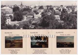 RUMBURK, Pohlednice s diapozitivy