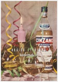 VÁNOČNÍ a NOVOROČNÍ pohlednice a CINZANO