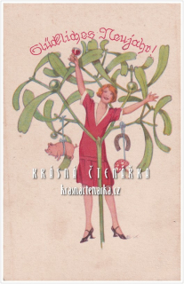 VÁNOČNÍ a NOVOROČNÍ pohlednice (il. Ernst Kutzer)