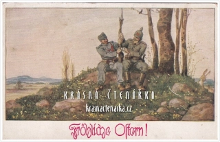 VOJENSKÁ velikonoční (il. Ernst Kutzer)