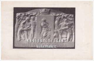 VOJENSKÁ, Reprodukce plakety Vlast v okovech (il. František Duchač-Vyskočil)