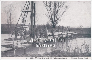 VOJENSKÁ, Stavba mostu