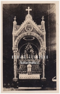 JIŘÍKOV - FILIPOV, Bazilika Panny Marie Pomocnice křesťanů - oltář