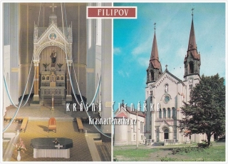 JIŘÍKOV - FILIPOV, Bazilika Panny Marie Pomocnice křesťanů 