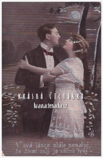 Zamilovaná ONA a ON, V své lásce stále pamatuj, že život můj je věčně tvůj
