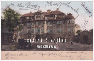 PRAHA, faustův dům, kdysi Ústav hluchoněmých