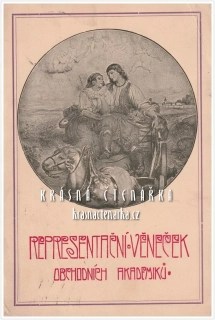 PRAHA, Reprezentační věneček obchodních akademiků, Žofín 22. dubna 1914