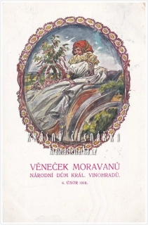 PRAHA Vinohrady, Věneček Moravanů, Národní dům 1912