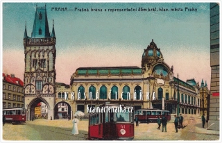 PRAHA, Prašná brána a Obecní dům