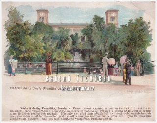 PRAHA, Nádraží dráhy Františka Josefa