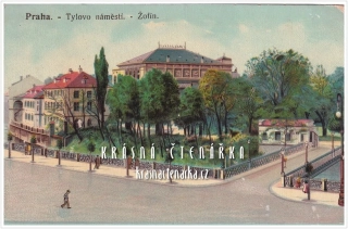 PRAHA, Žofín a Tylovo náměstí