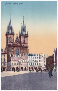 PRAHA, Týnský chrám a Staroměstské náměstí