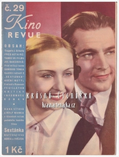 KINOREVUE 1936/29 (Film Sextánka a Hana Vítová, Rolf Wanka)
