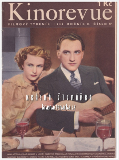 KINOREVUE 1935/17 (Film Vdavky Nanyky Kulichovy a Hana Vítová, Vladimír Borský)