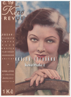 KINOREVUE 1936/19 (Film Dostihy smrti a Myrna Loyová)