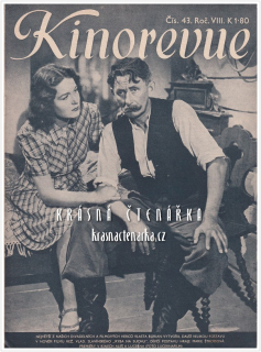 KINOREVUE 1942/43 (Film Ryba na suchu a Marie Štrossová, Vlasta Burian)