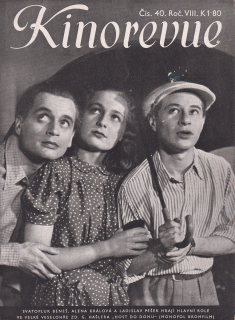 KINOREVUE 1942/40 (Film Host do domu a Svatopluk Beneš, Alena Králová, Ladislav Pešek