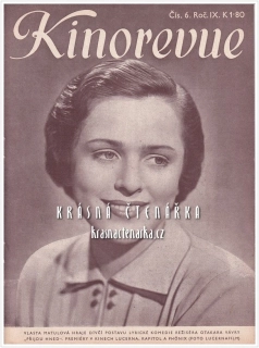 KINOREVUE 1942/06 (Film Přijdu hned a Vlasta Matulová)