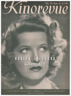 KINOREVUE 1943/29 (Film Srdce v nebezpečí a Valeria Hidveghy)
