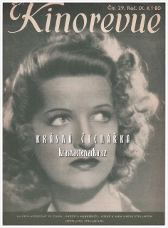 KINOREVUE 1943/29 (Film Srdce v nebezpečí a Valeria Hidveghy)