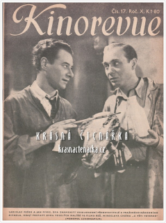 KINOREVUE 1944/17 (Film U pěti veverek a Ladislav Pešek, Jan Pivec)