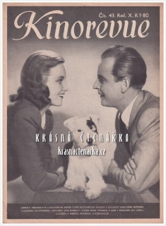 KINOREVUE 1944/43 (Film Neviděli jste Bobíka ? a Jarmila Smejkalová, Svatopluk Beneš)
