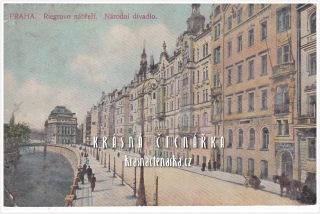 PRAHA, Masarykovo nábřeží, bývalé Riegrovo