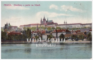 PRAHA, Pohled na Hradčany