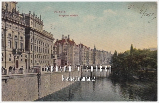 PRAHA, Masarykovo nábřeží, bývalé Riegrovo