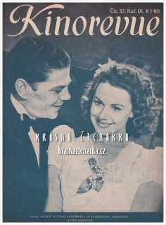 KINOREVUE 1943/35 (Film Romance a Sonja Wigert, Sture Lagerwall)