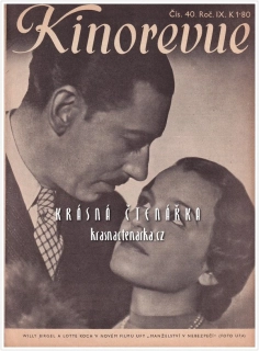 KINOREVUE 1943/40 (Film manželství v nebezpečí a Willy Birgel, Lotte Koch)