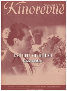 KINOREVUE 1944/35 (Film Počesné paní pardubické a Gustav Nezval, Helena Bušová)