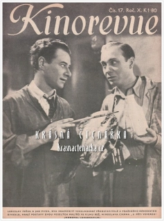 KINOREVUE 1944/17 (Film U pěti veverek a Ladislav Pešek, Jan Pivec)