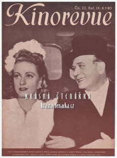 KINOREVUE 1943/22 (Film Jednou v roce a Daniela Darrieux, Albert Préjean)
