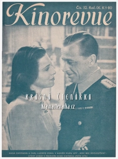 KINOREVUE 1943/32 (Film Noc bez rozloučení a Anna Dammann, Carl Ludwig Diehl)